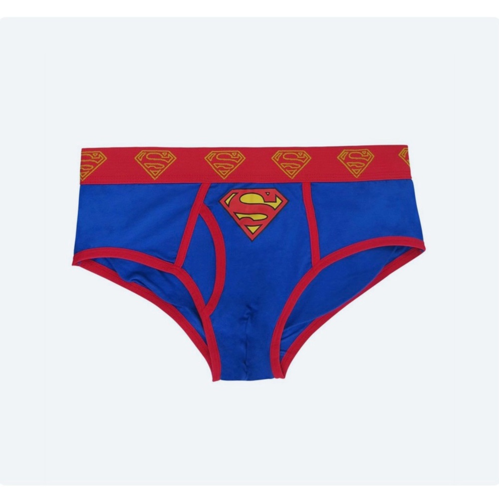 Superman Men’s Blue and Red Briefs